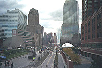 Ground zero from a bridge