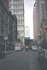 Street around ground zero